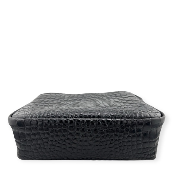 Clare V. 'Marisol' Crossbody Bag in Black Croco - Picture 5 of 6